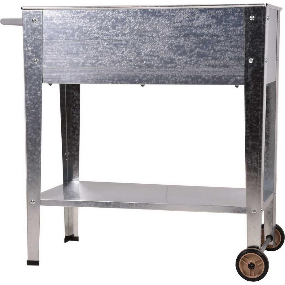 mutoni Parterre surélevé Lavandia métal gris argenté  