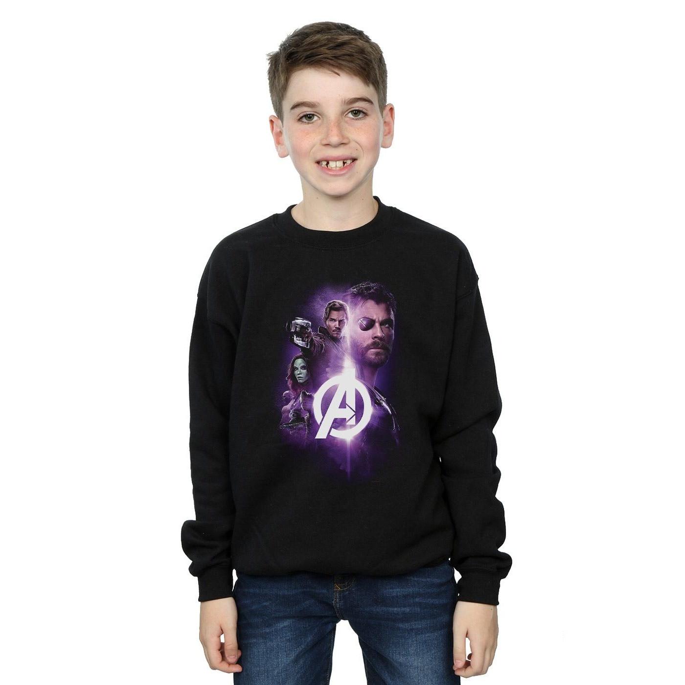 MARVEL  Avengers Infinity War Guardians Team Up Sweatshirt 