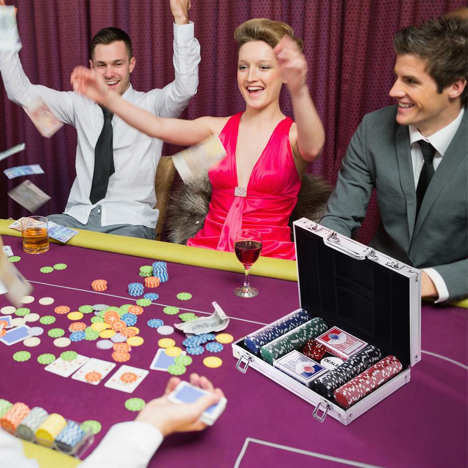 HOMCOM  Pokerkoffer 