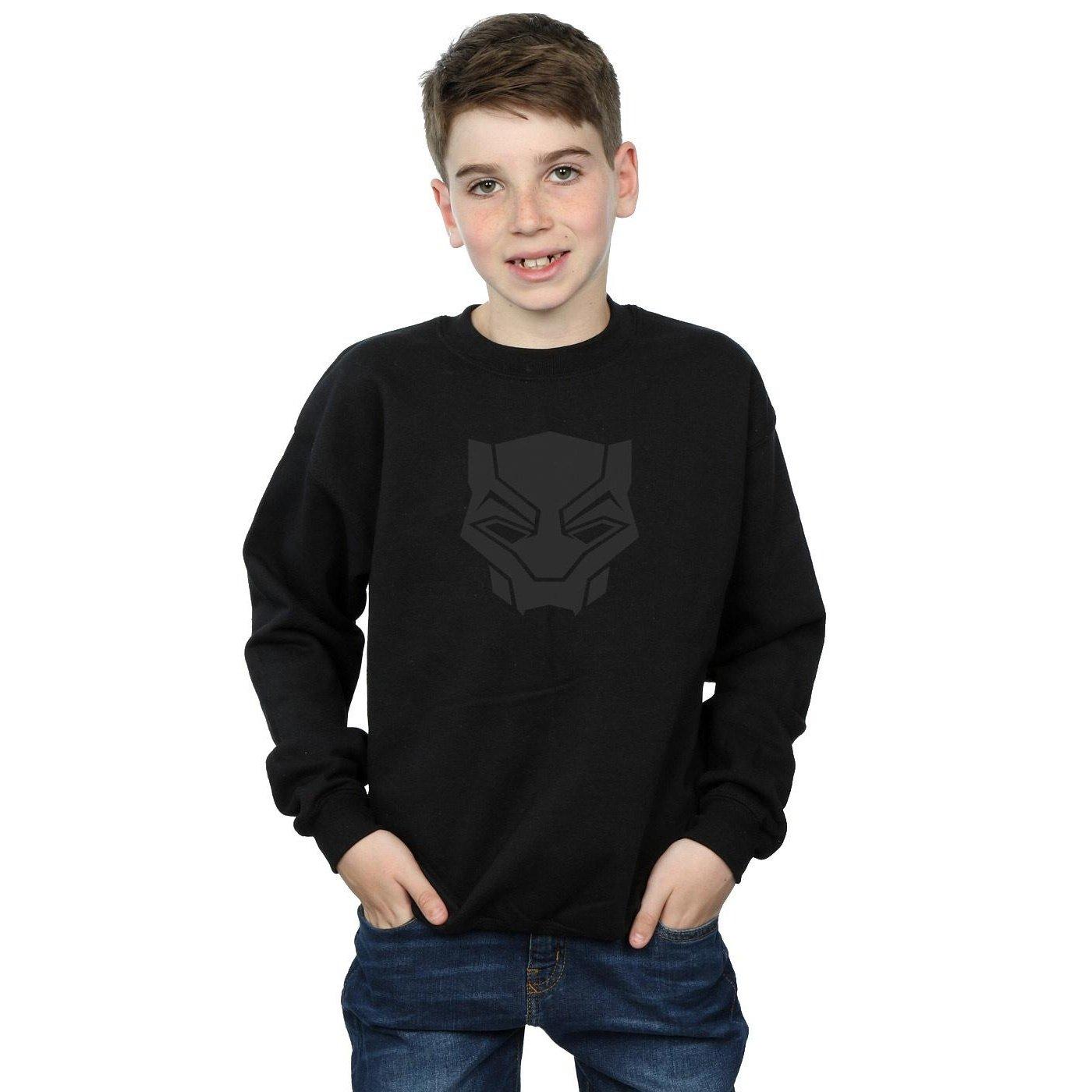 MARVEL  Black On Black Sweatshirt 