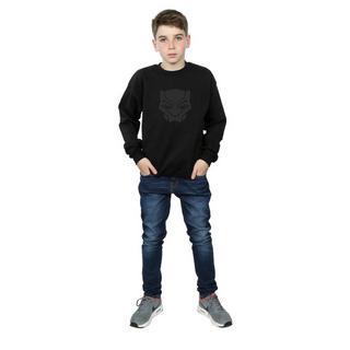 MARVEL  Black On Black Sweatshirt 