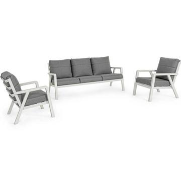 Gartenlounge truman lunar (3er-set)