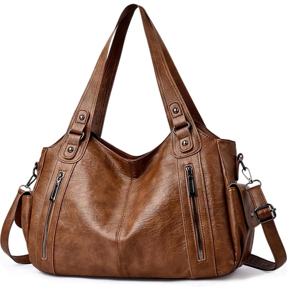 Große Einkaufstasche, Handtasche Schultertasche, Einkaufstasche im Vintage-Stil