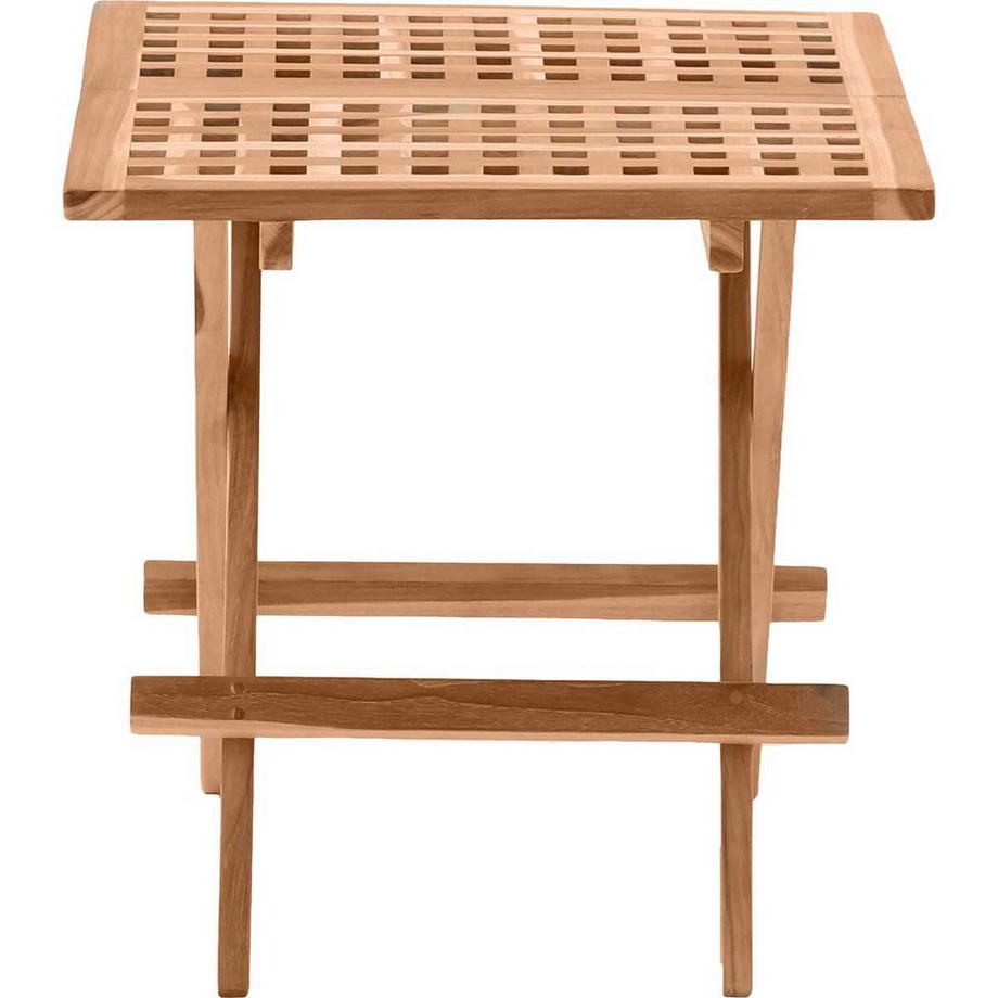mutoni Garten-Beistelltisch Vantia Teak natur 50x50  