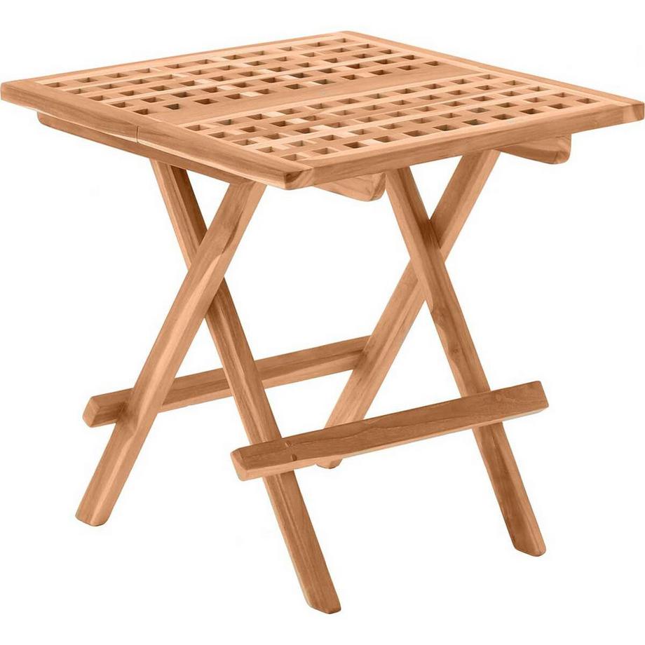 mutoni Garten-Beistelltisch Vantia Teak natur 50x50  