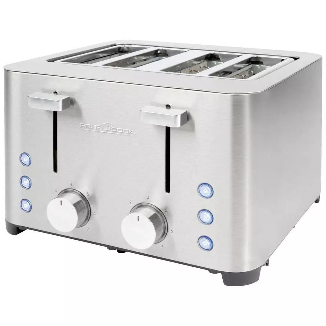 Grille pain 4 fentes en acier inoxydable Proficook PC-TA1252