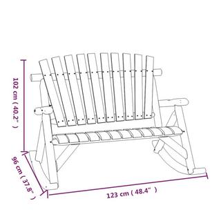 VidaXL Garten lounge set holz  