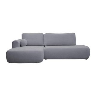 Maison Céphy Canapé d'angle gauche convertible en tissu texturé gris BROCARO de Maison Céphy  