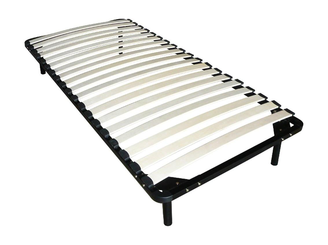 Ysmée Lattenrost - mit Füßen - 90 x 190cm - 19 Latten - Schwarz - KALISTA von YSMEE  