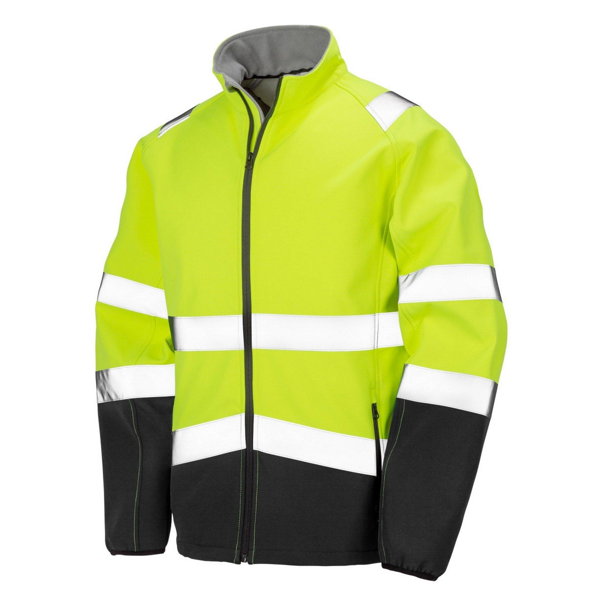 Image of Safeguard By Softshelljacke Zum Bedrucken Sicherheit Herren Gelb Bunt XL