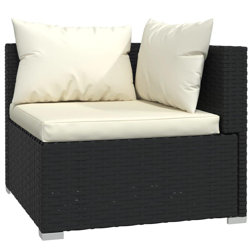 VidaXL set lounge giardino Polirattan  