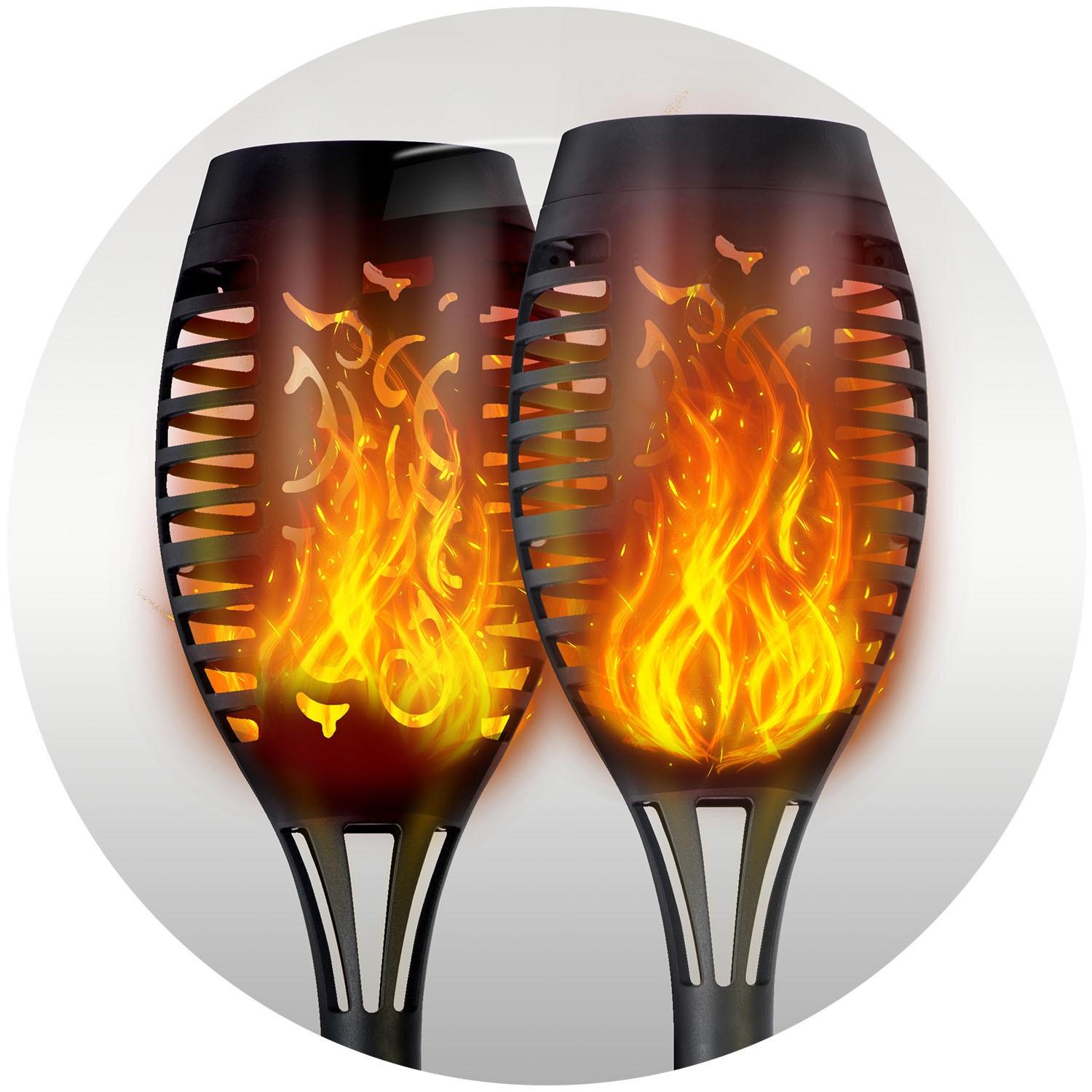 B2X Solar-Taschenlampe 2 Stück Ilumen LS-100  