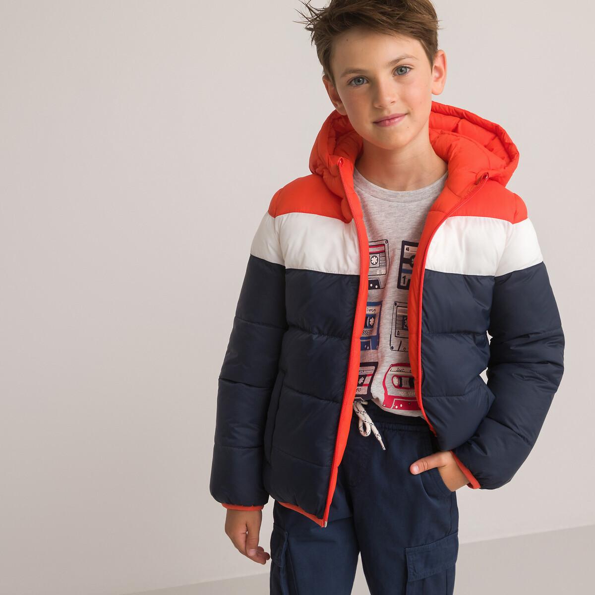 Image of Wendbare Winter-steppjacke Mit Kapuze Jungen Blau 118