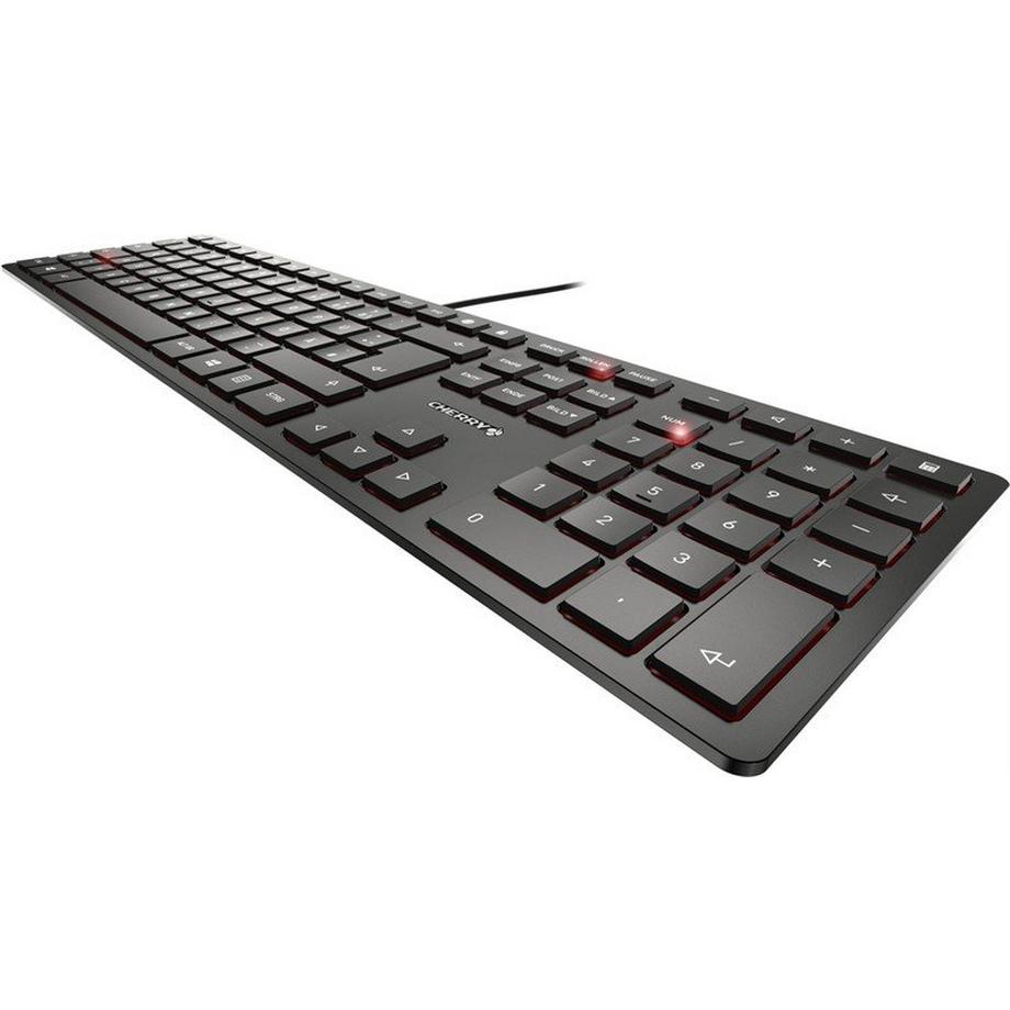 Cherry  KC 6000 Slim Tastatur USB QWERTY UK Englisch Schwarz 