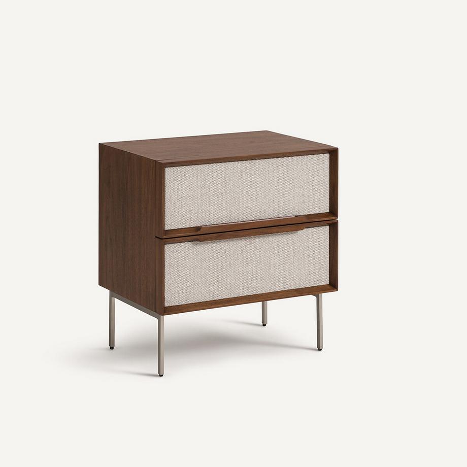 Nachttisch mit 2 Schubladen