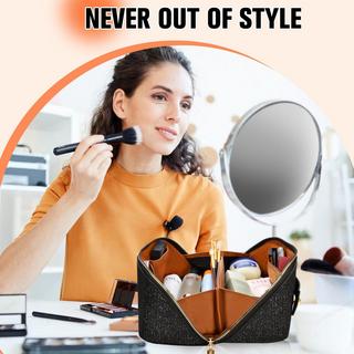 Only-bags.store Cosmetic Bag Portable Travel Make-up Bag with Large Capacity Waterproof Organizer Cosmetic Bag Portable Travel Make-up Bag with Large Capacity Waterproof Organizer 