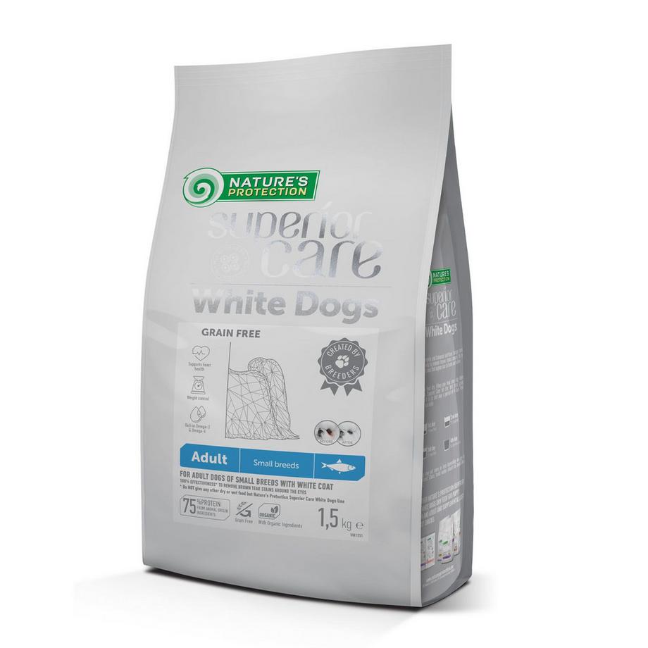 Nature's Protection Superior Care  White Dogs, Small & Mini, hareng 
