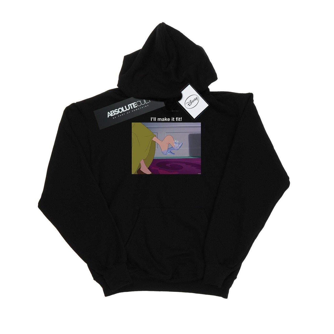 Image of I'll Make It Fit Kapuzenpullover Herren Schwarz S