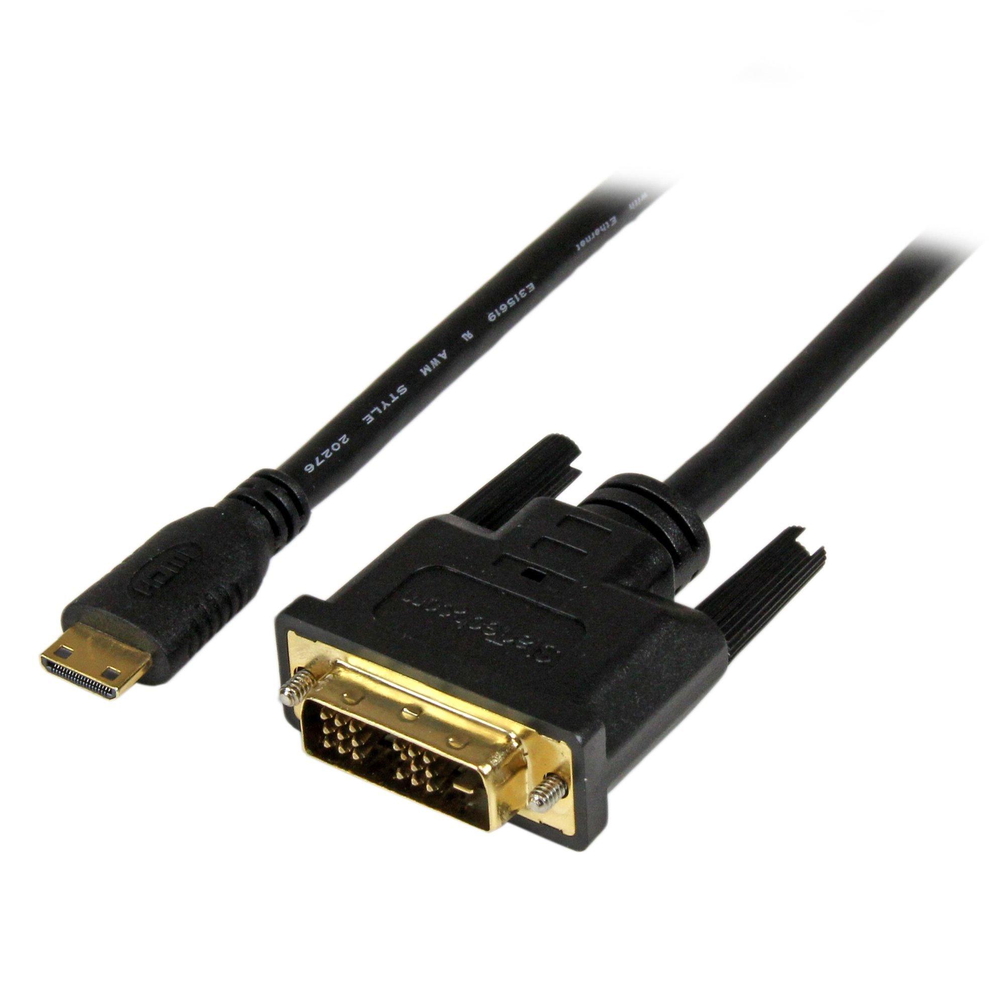 Image of StarTech.com 2m Mini HDMI auf DVI Kabel - St/St