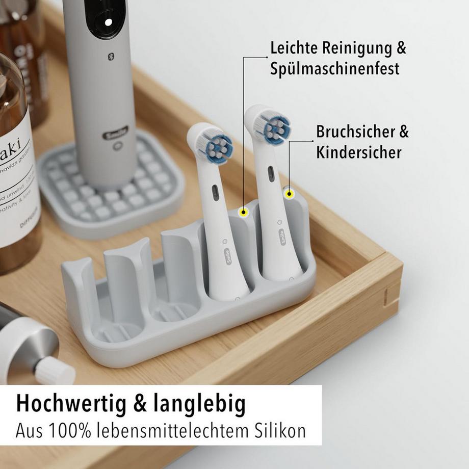 Qikfresh  Aufsteckbürstenhalter 4er 