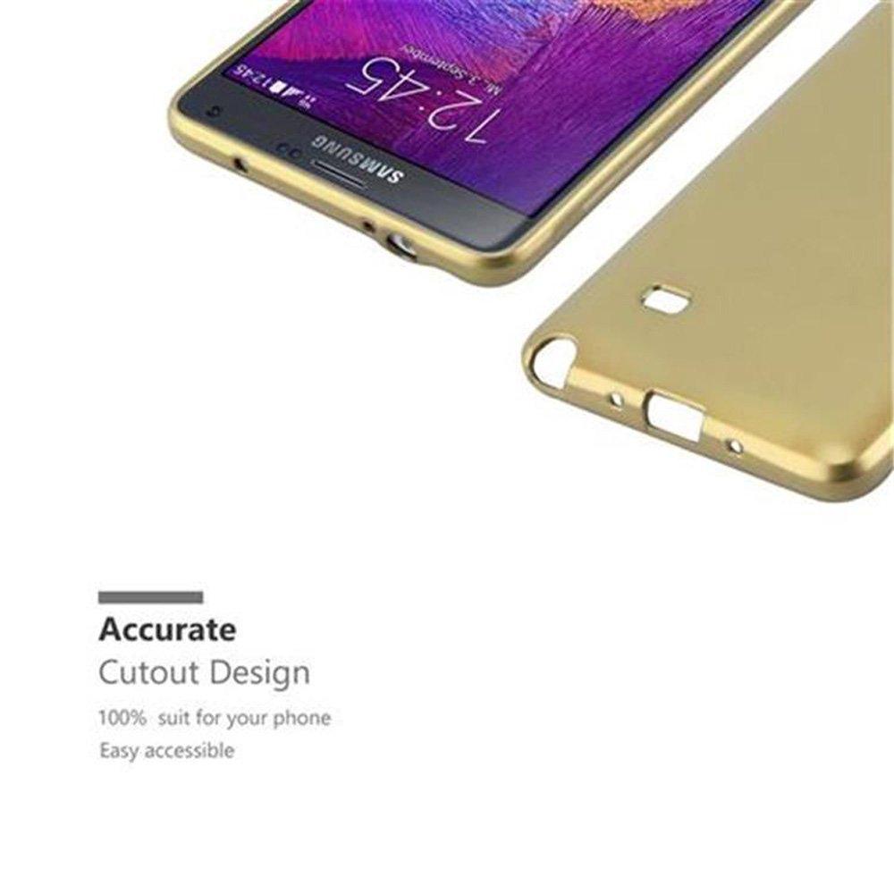 Cadorabo  Housse compatible avec Samsung Galaxy NOTE 4 - Coque de protection en silicone TPU flexible 