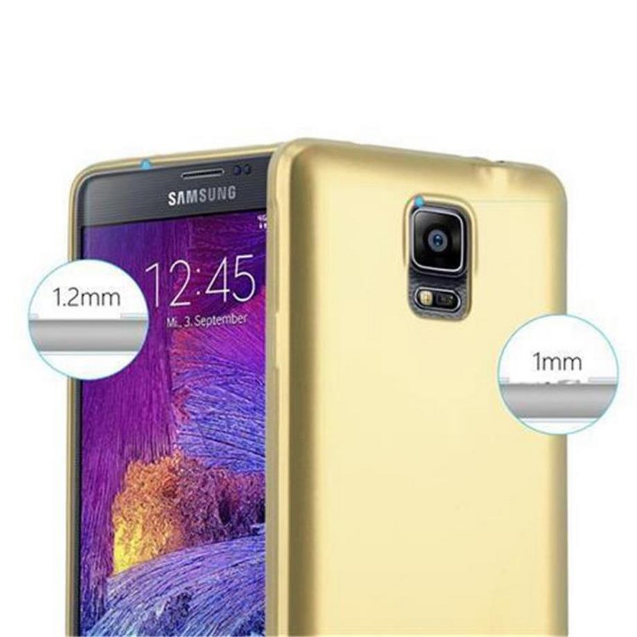 Cadorabo  Housse compatible avec Samsung Galaxy NOTE 4 - Coque de protection en silicone TPU flexible 