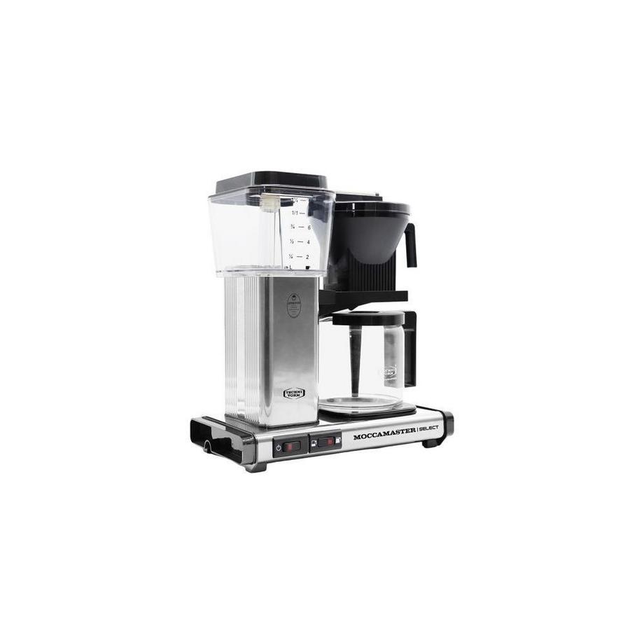 Moccamaster KBG Select Polished Silver Automatica Macchina da caffè con filtro 1,25 L