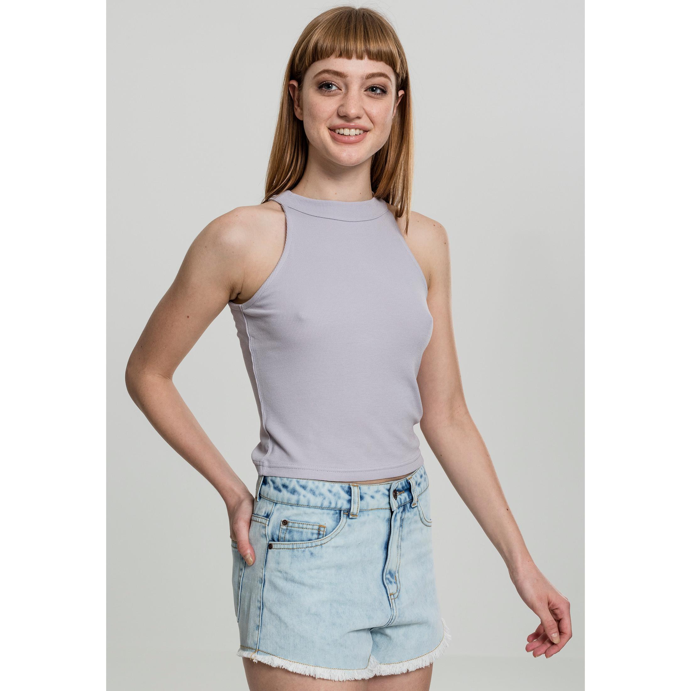 URBAN CLASSICS  crop top urban classic turtl rib 