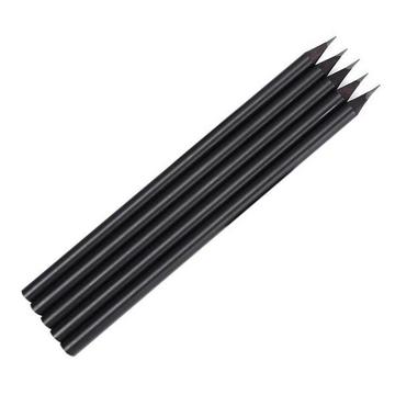 5 matite con design tutto nero