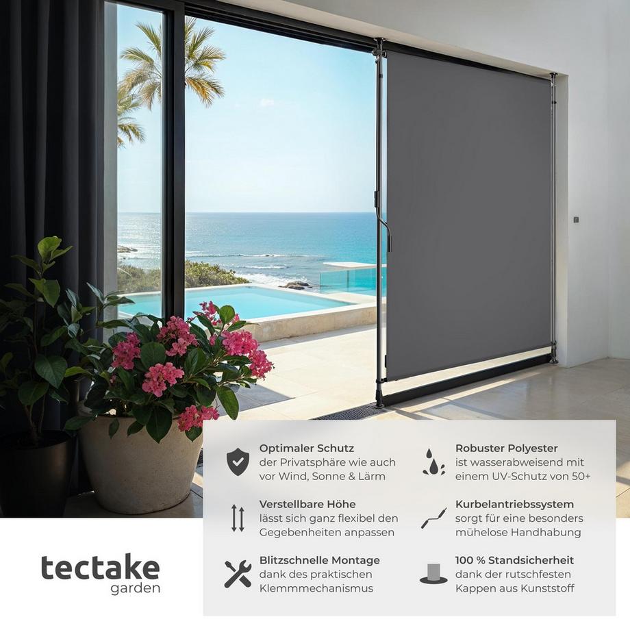 Tectake Store banne TAIJA résistant aux UV et déperlant  