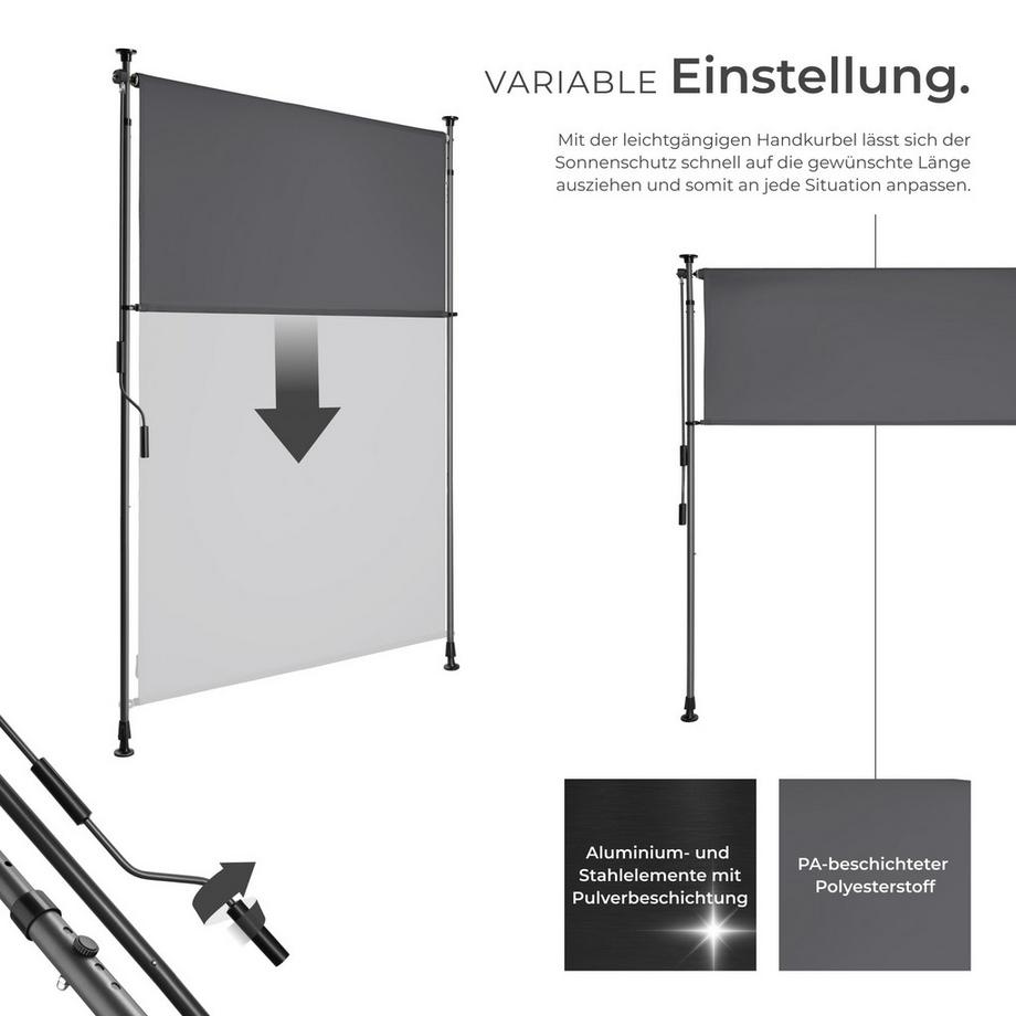 Tectake Store banne TAIJA résistant aux UV et déperlant  