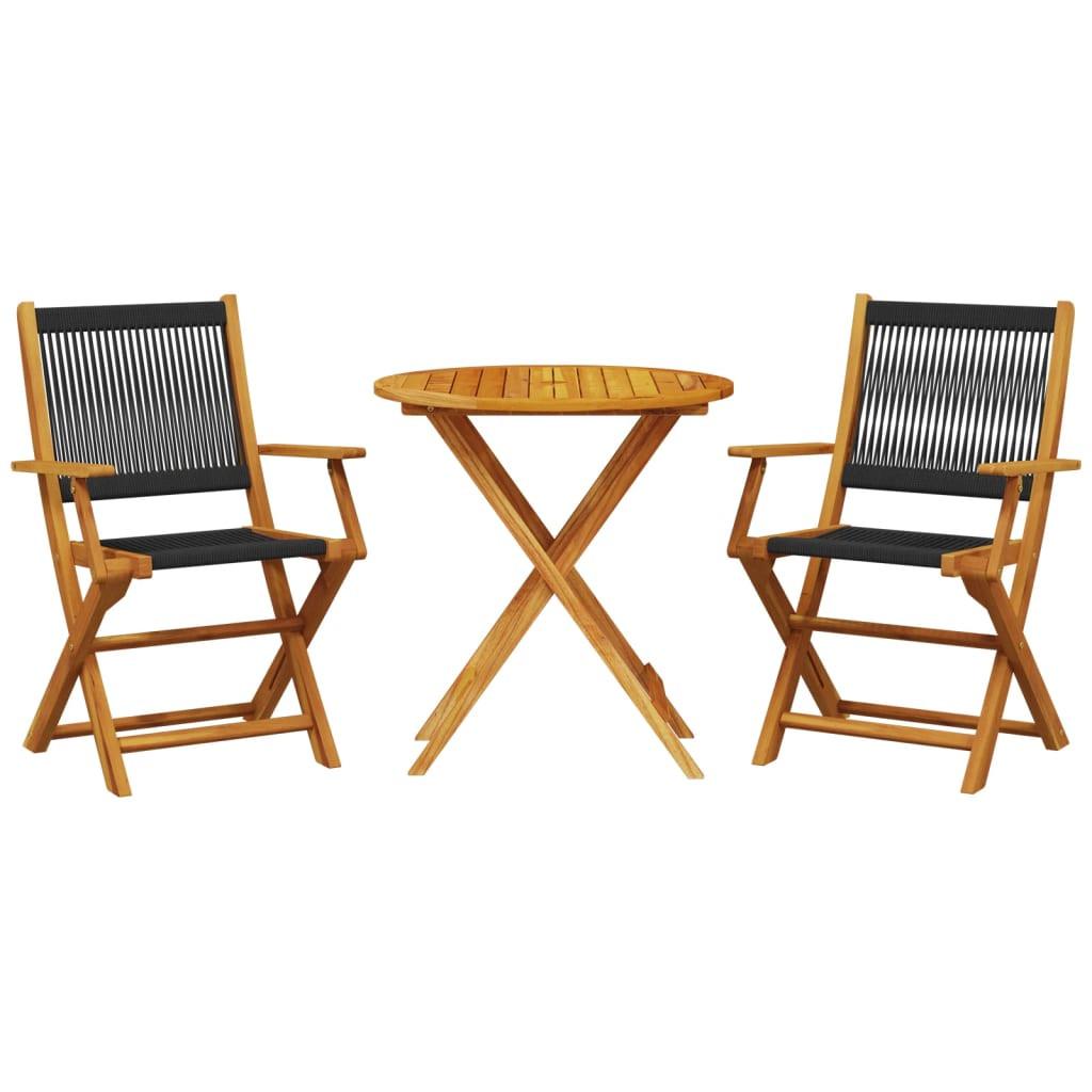 VidaXL Bistro set akazienholz  