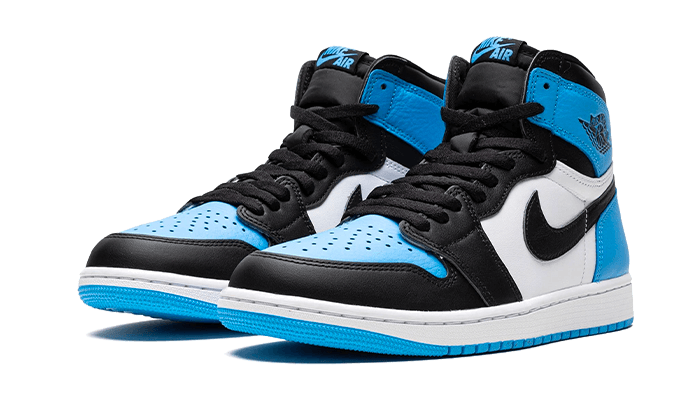 Image of Air Jordan 1 Retro High Og Unc Toe (2023) Herren Blau 45