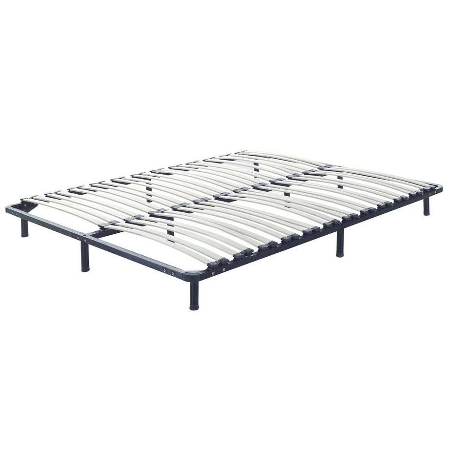 Beliani Base letto a doghe freestanding en Acciaio  COMBOURG  