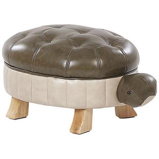 Beliani Repose-pied en Cuir PU Moderne TURTLE  