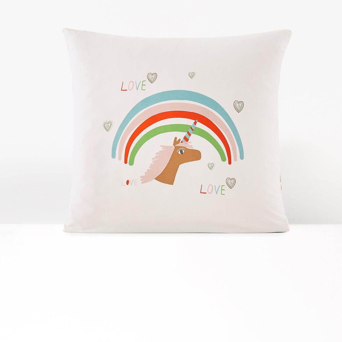 Image of Kissenbezug aus Bio-Baumwolle Licorne Kissenbezug aus Bio-Baumwolle Licorne