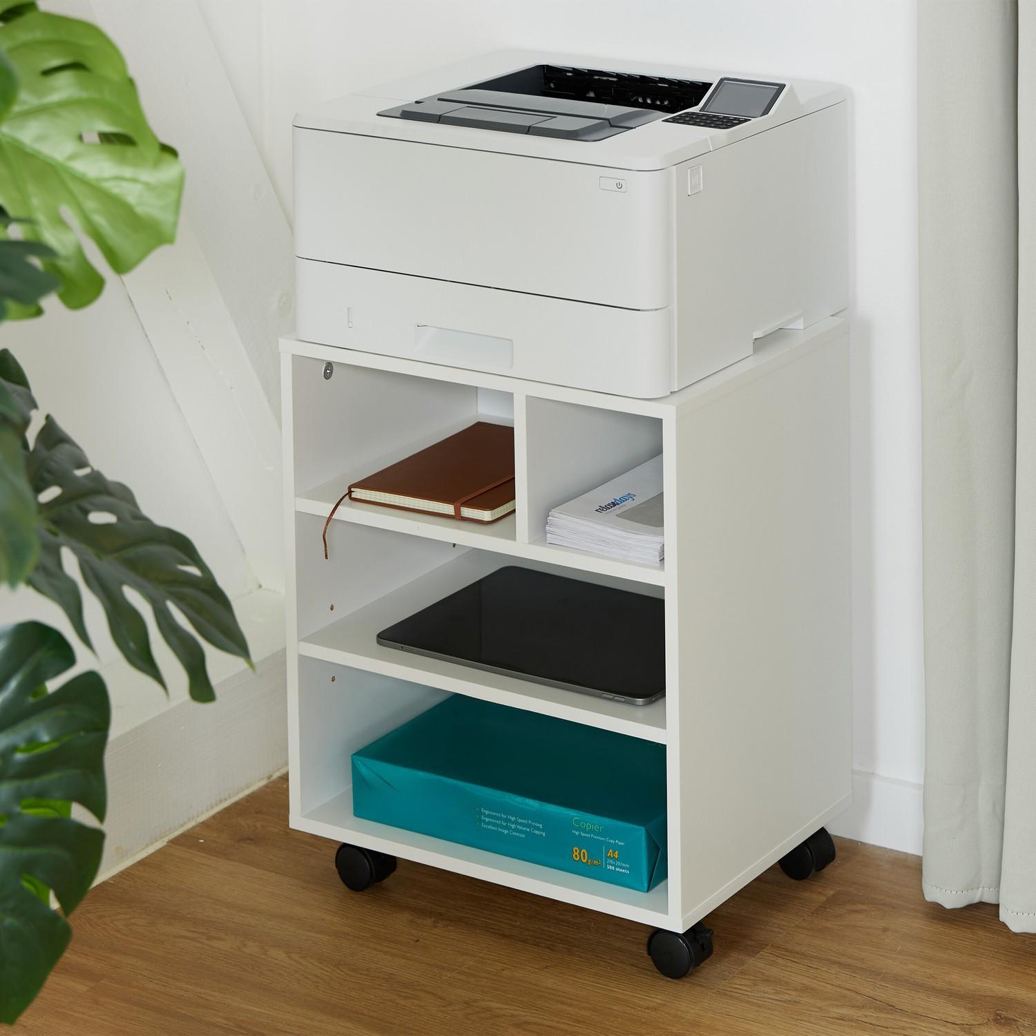 Northix Rollcontainer mit 4 Fächern  