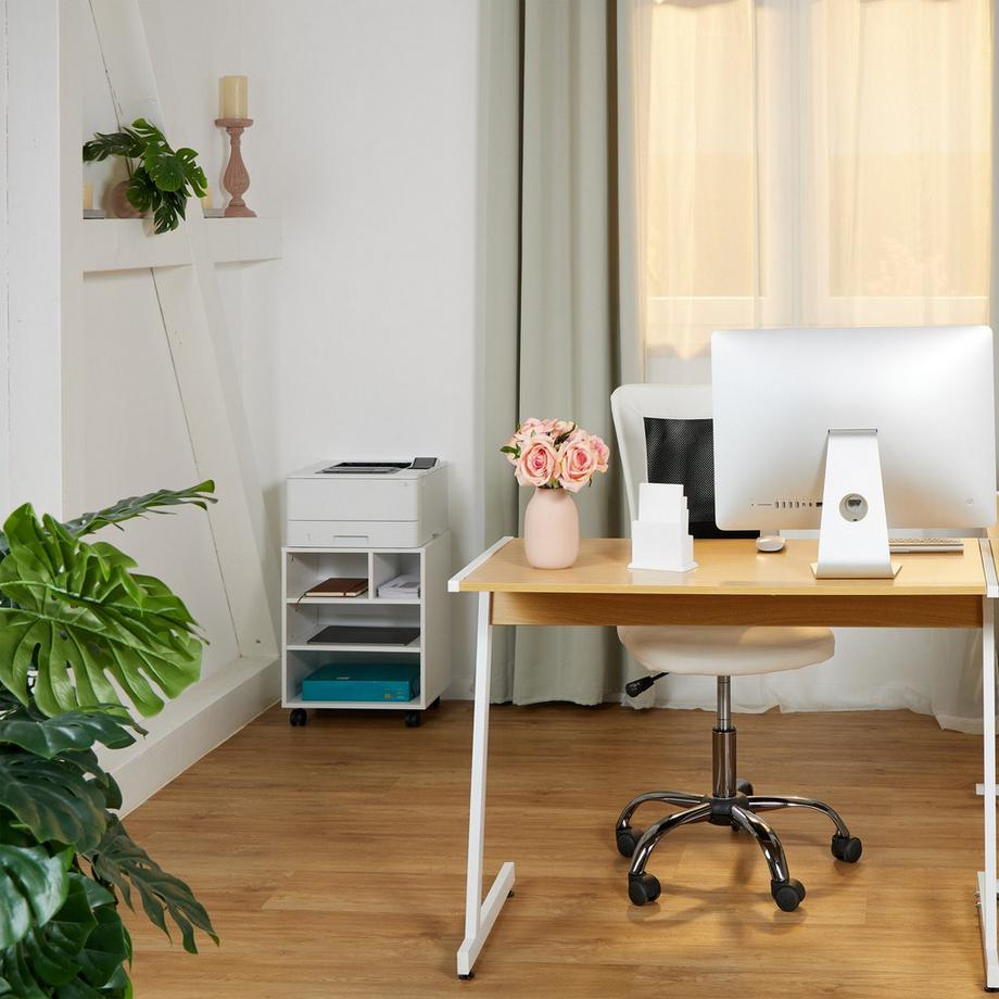 Northix Contenitore a rotelle con 4 scomparti  