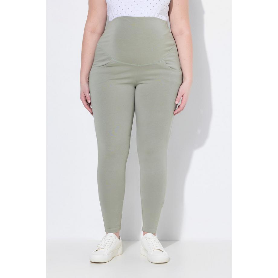 Ulla Popken Legging Bellieva Taille Elastique Large Coupe Skinny Coton Bio GOTS  