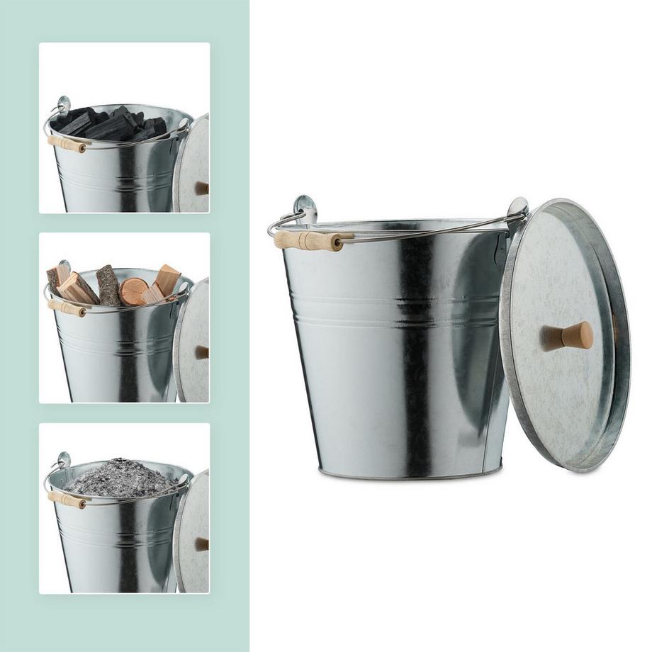 Northix Posacenere con coperchio 12,5 l  