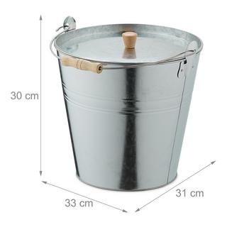 Northix Aschenbecher mit Deckel 12,5 l  