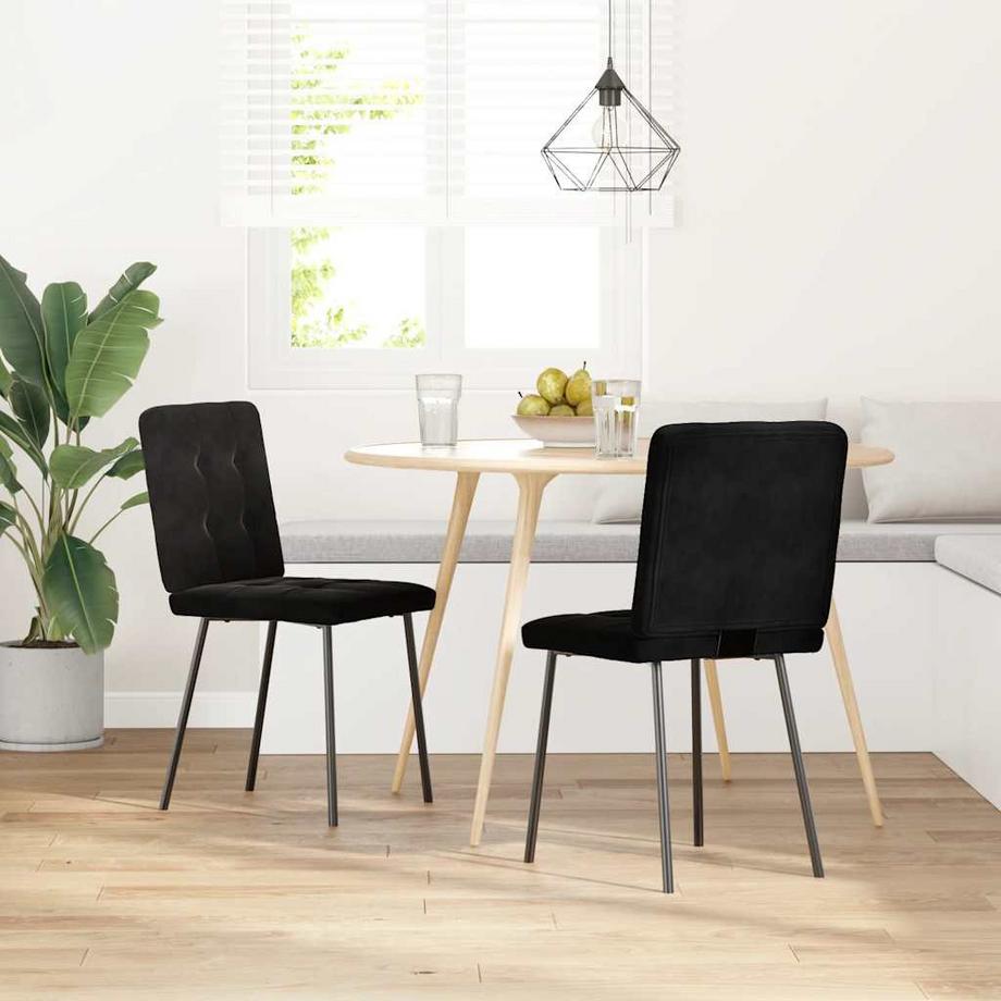 VidaXL Chaise de salle à manger velours  