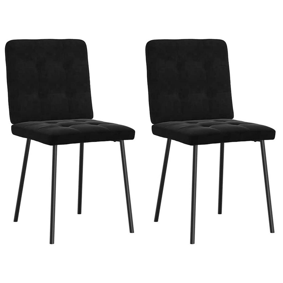 Chaise de salle à manger velours
