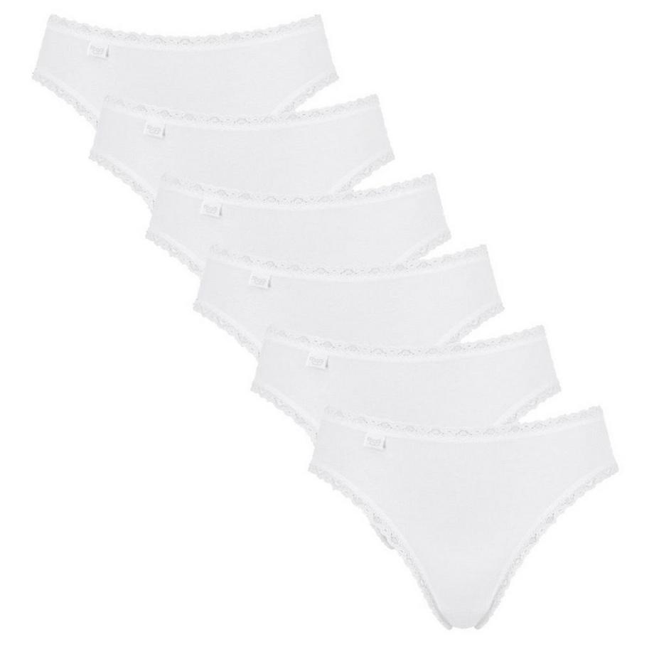 24/7 Cotton Lace - lot de 6 - Culottes tai