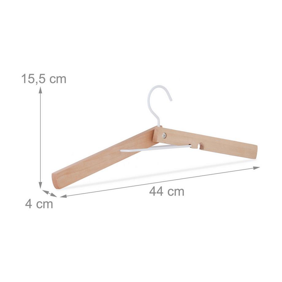 B2X Set di 5 grucce pieghevoli  