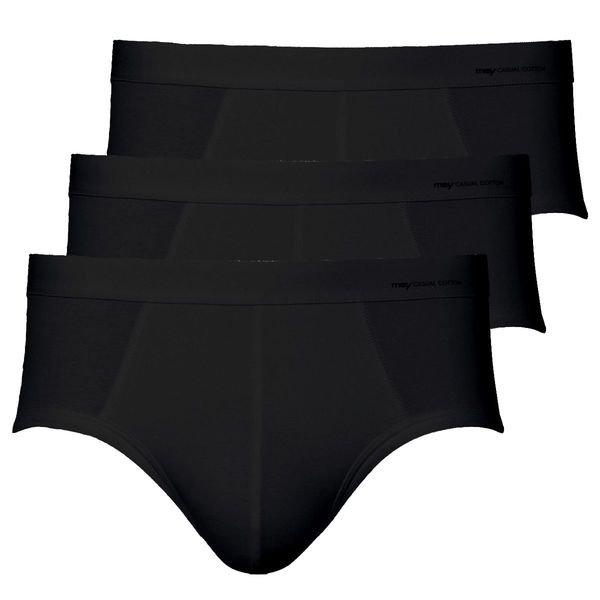 Image of 3er Pack Casual Cotton - Slip Unterhose Herren Schwarz S