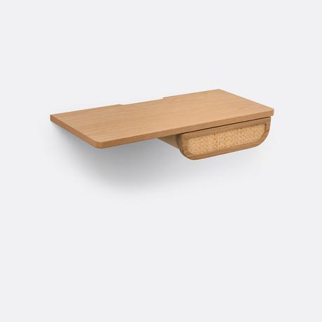 La Redoute Intérieurs Wandnachttisch Ajory mit 1 Schublade  