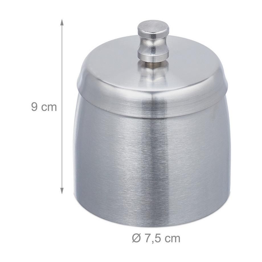 Northix Aschenbecher mit Deckel für den Außenbereich  