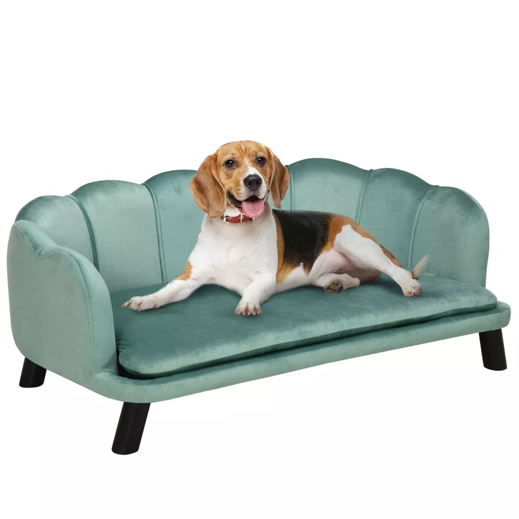 PawHut - Canapé pour chien, One Size, Vert