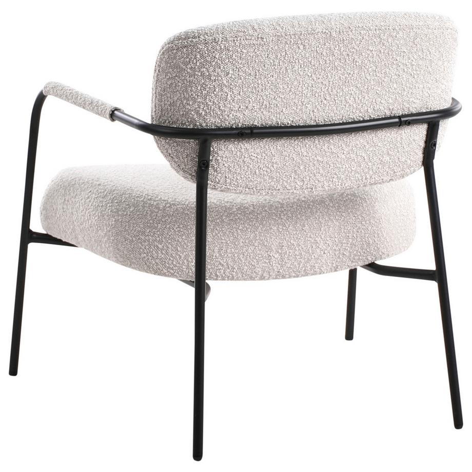 Beliani Sessel aus Stoff Minimalistisch AUSVIKA  